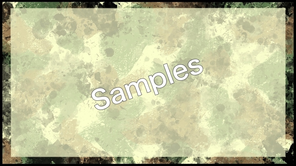 【無料あり】スプラッシュ迷彩・スケジュールテンプレート(背景素材付き)