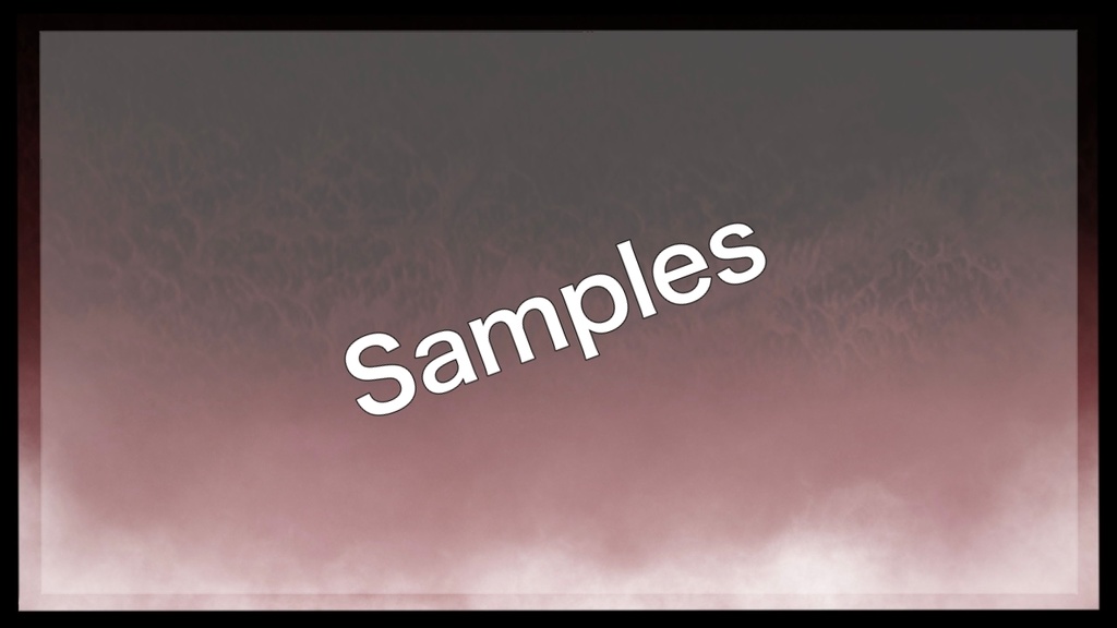 【無料あり】不気味・スケジュールテンプレート(背景素材付き)