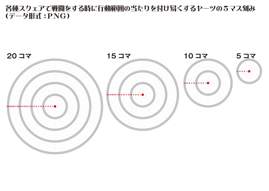 オンラインセッションでソード・ワールドやダンジョンズ&ドラゴンズで距離感を測るのに便利なヤーツ