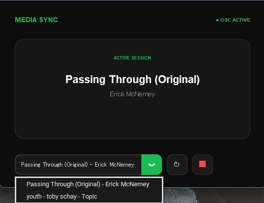 【VRCツール】VRC Music Now - YouTube、Spotify、ブラウザの再生情報を自動同期 -