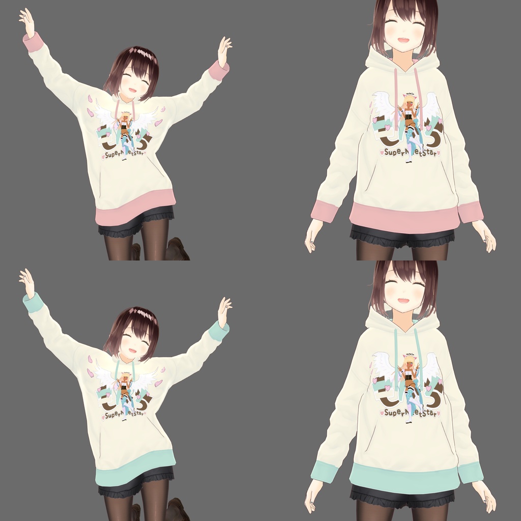 【プレミア品】もげち推しパーカー【/ᐠ。ꞈ。ᐟ\】