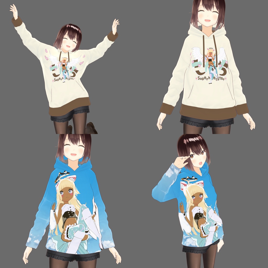 【プレミア品】もげち推しパーカー【/ᐠ。ꞈ。ᐟ\】