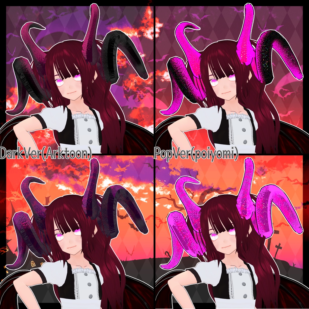 【イベントアクセサリ】それっぽ悪魔の角2021【ハロウィン】
