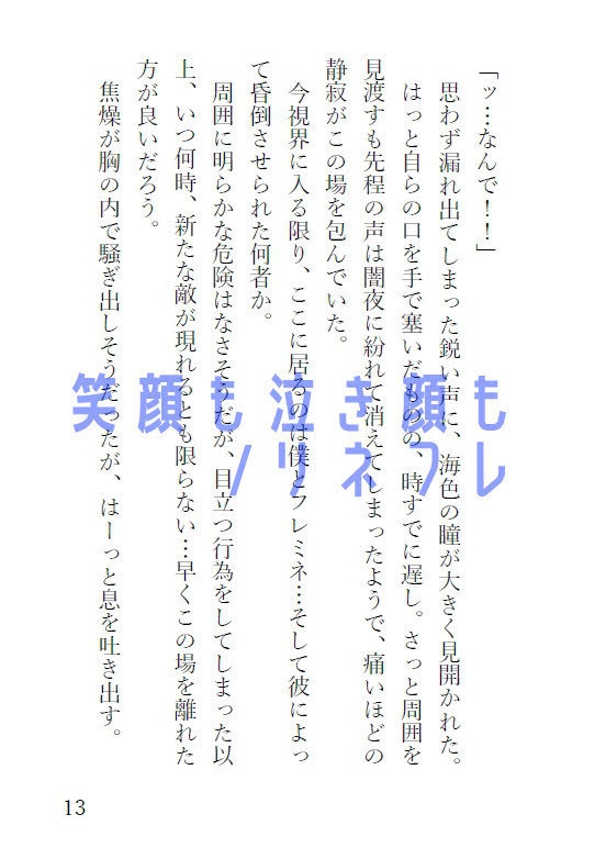 夢想の海のあなたへ(フレミネCP混在本)