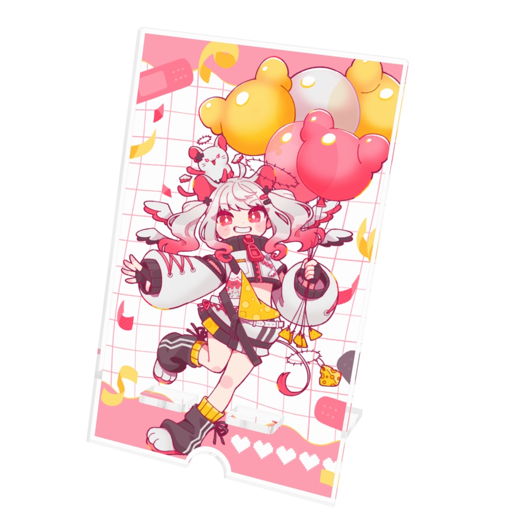 風船すもちゃんスマホスタンド