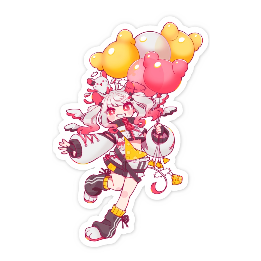 すもちゃんスマホ用ステッカー④