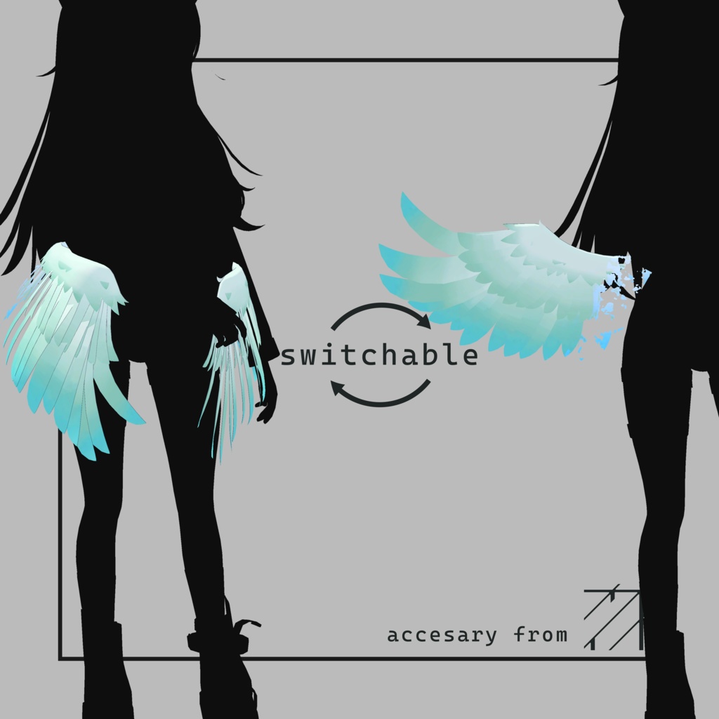 【3Dモデル】floacent wing