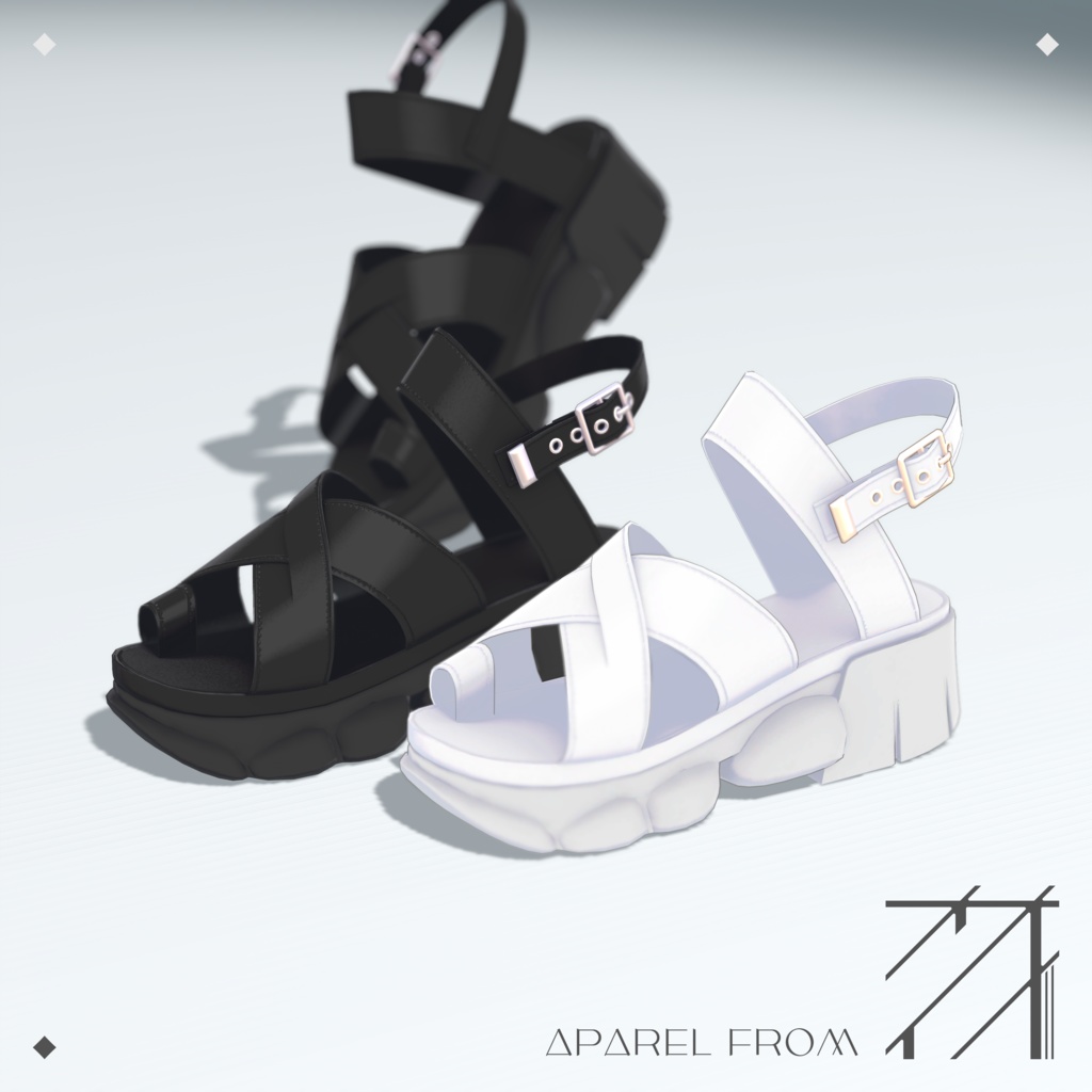 【3Dモデル】ShamelessSandals