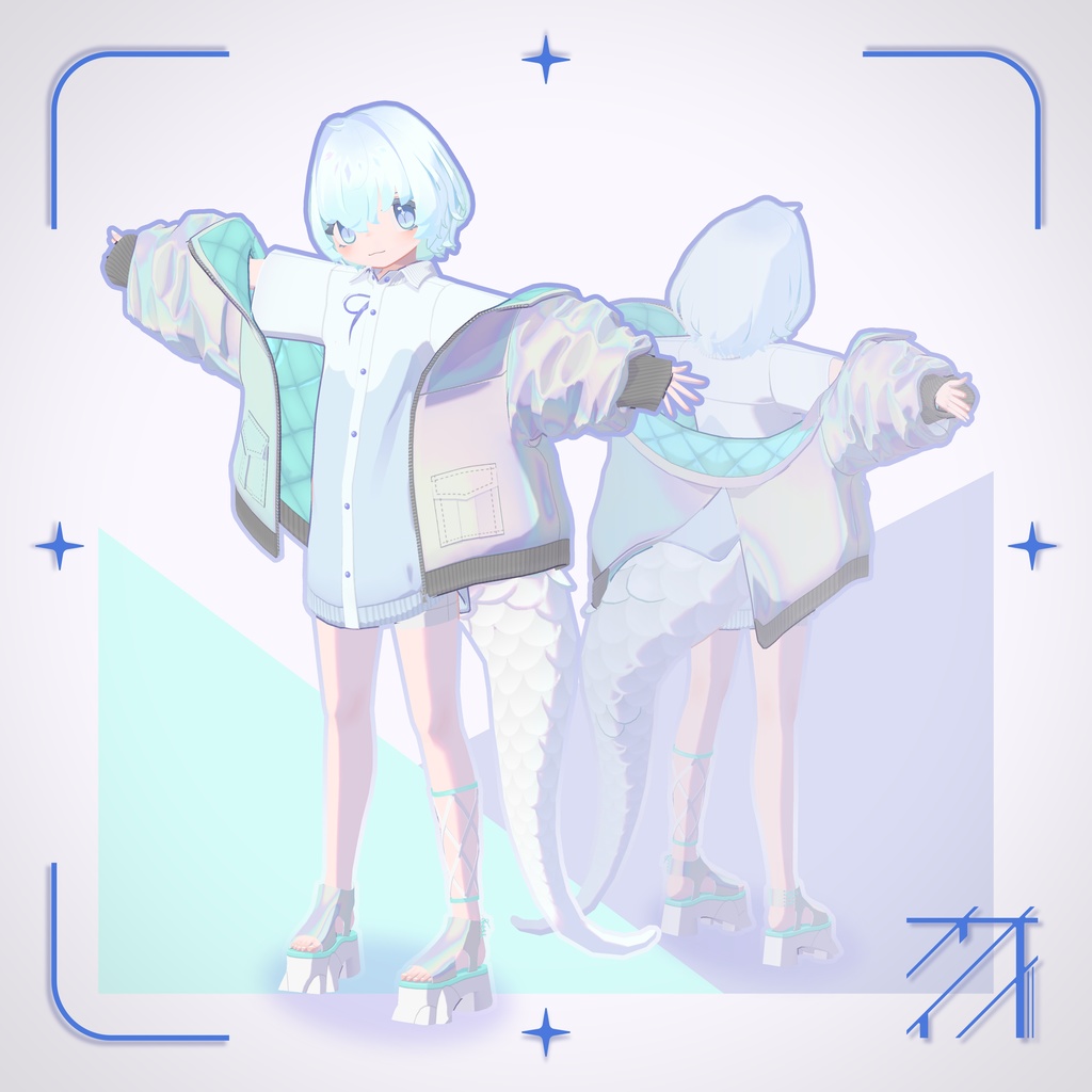 【オリジナル3Dモデル】ケレピ -Calepi- 【VRChat】