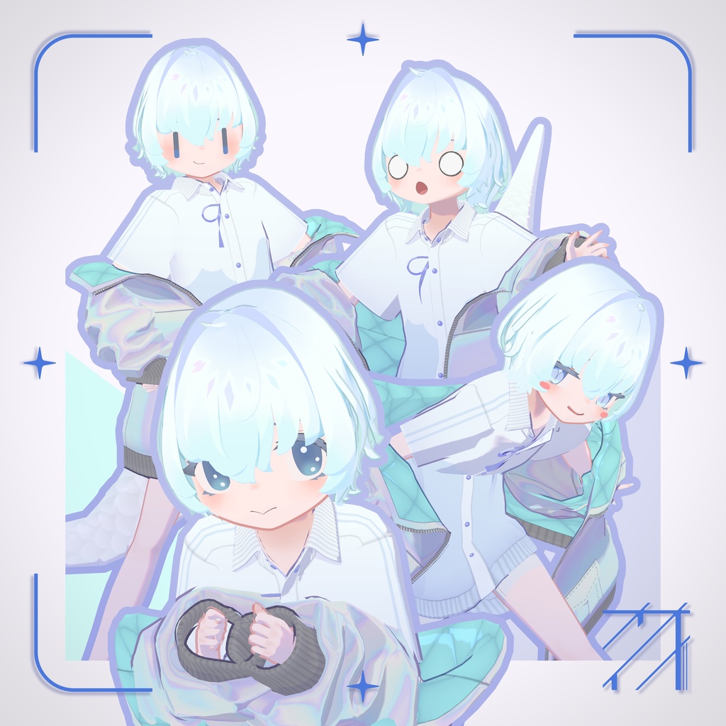 【オリジナル3Dモデル】ケレピ -Calepi- 【VRChat】