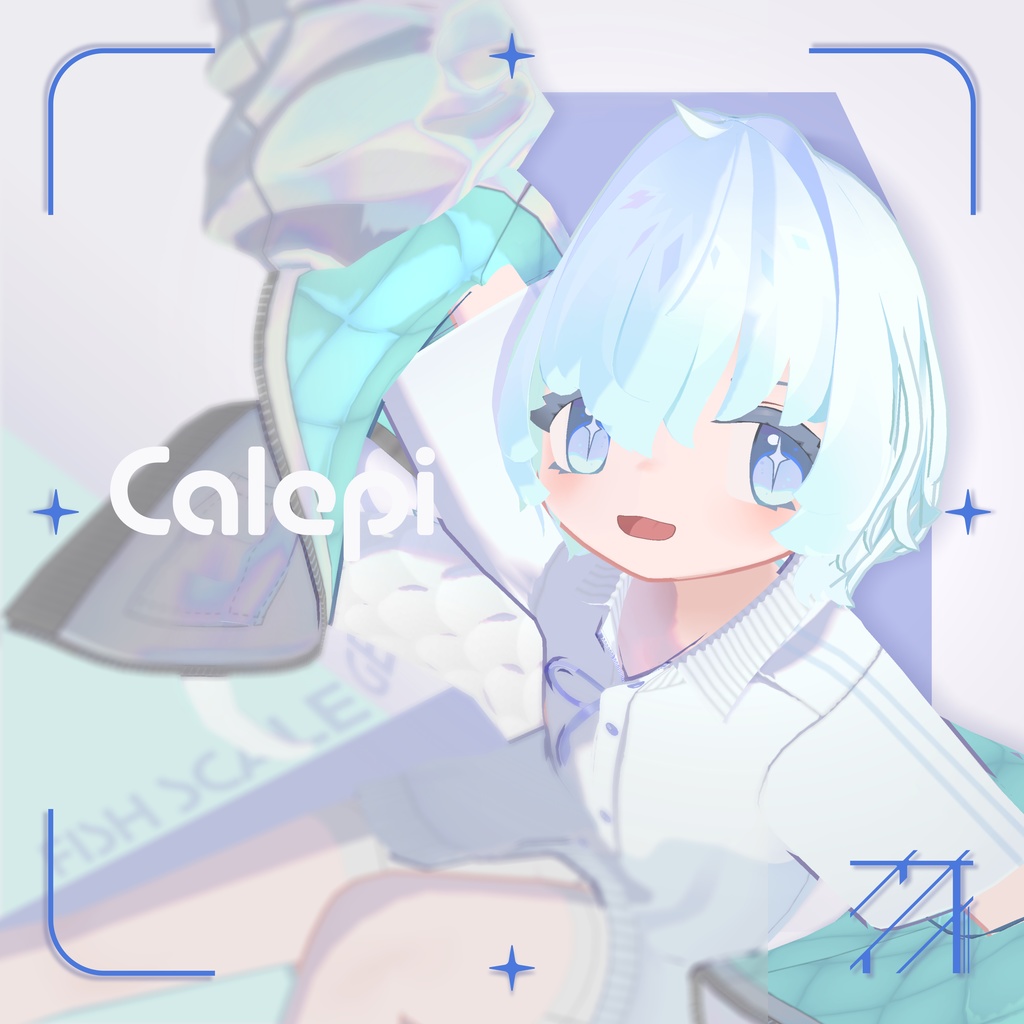 【オリジナル3Dモデル】ケレピ -Calepi- 【VRChat】