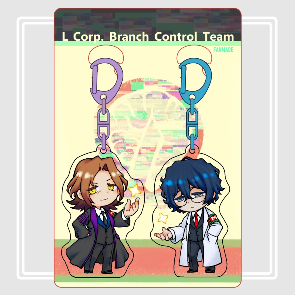 ホーエンハイム＆ヨハン ペアアクリルキーホルダー