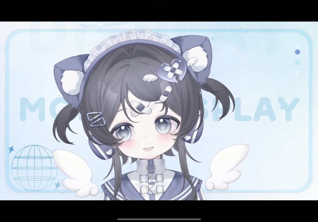 【Live2Dモデル】無性の水色天使-白/ Aqua Angel Model-White