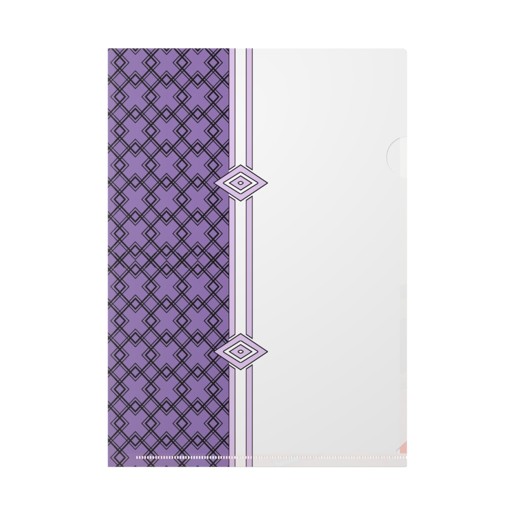 クリアファイル(模様×寒中見舞いVer)