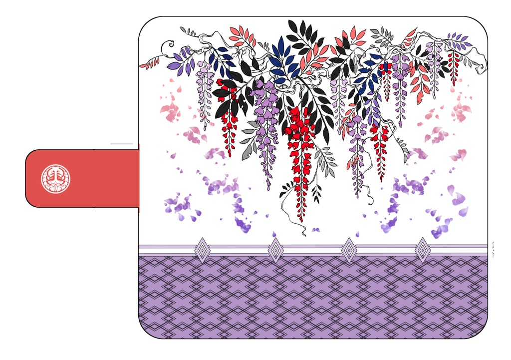 android手帳型ケース