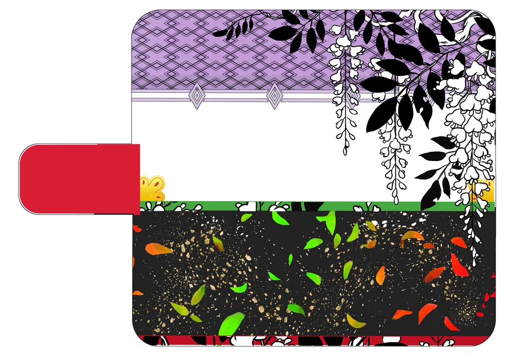 android手帳型ケース