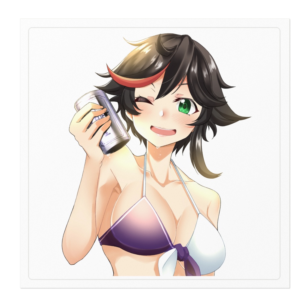 水着ステッカー(絵師:黒沢翔一くんver)