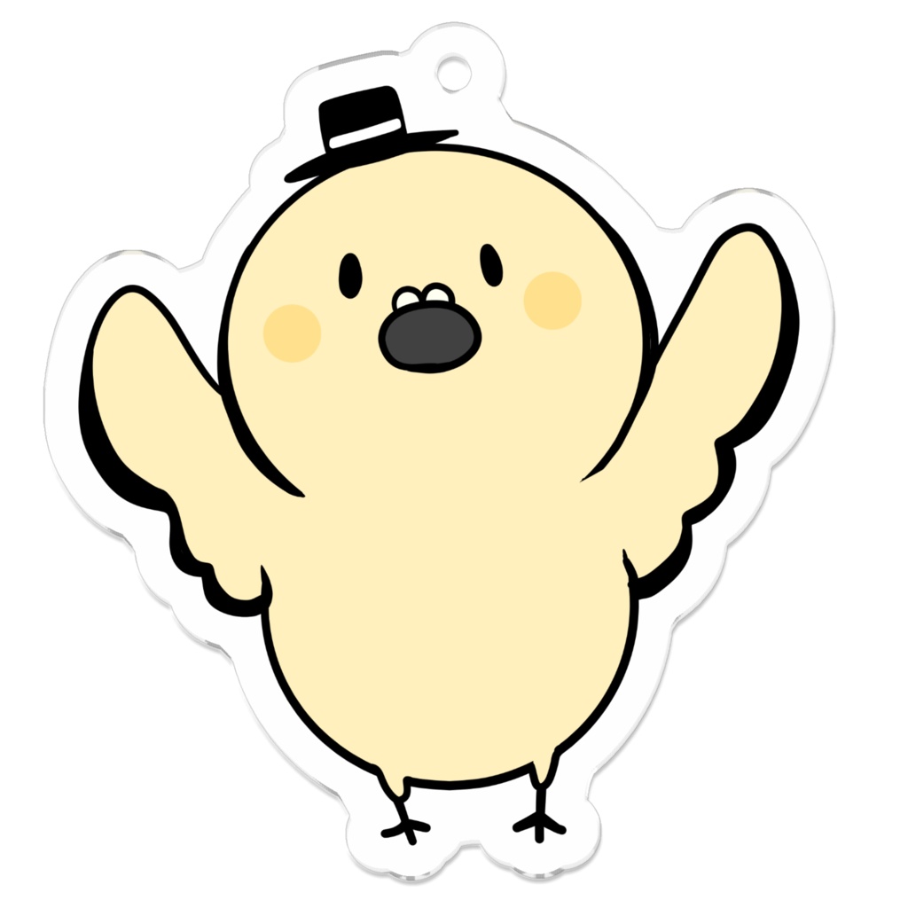 たまごっほ・アクリルキーホルダー【50 x 50 (mm)】