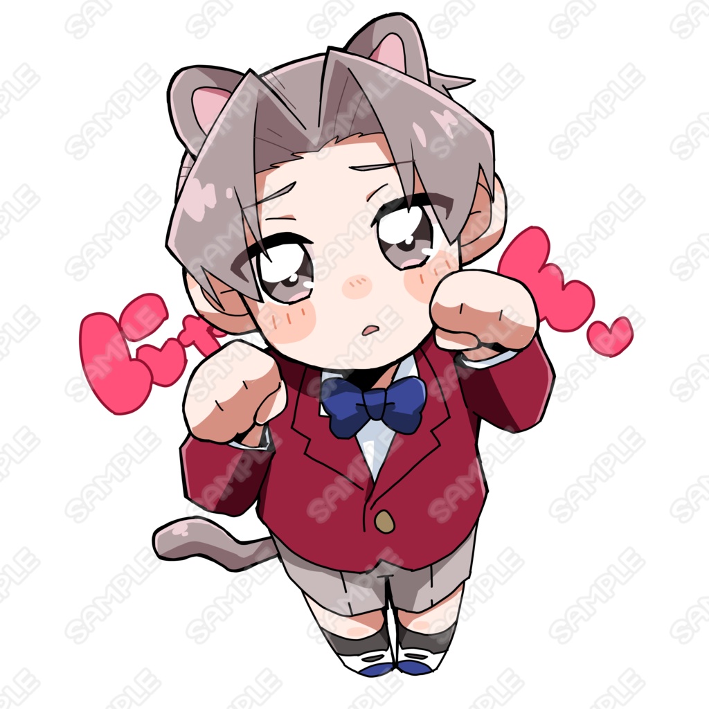 猫ミツ アクリルキーホルダー