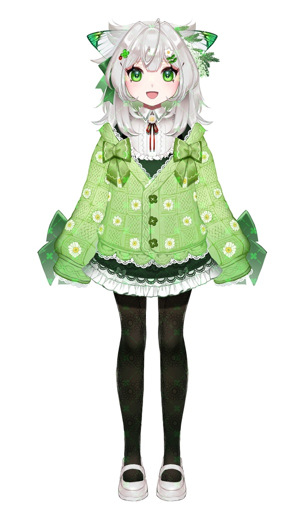 【1点限定】蝶モチーフの女の子【VTS対応Live2Dモデル】