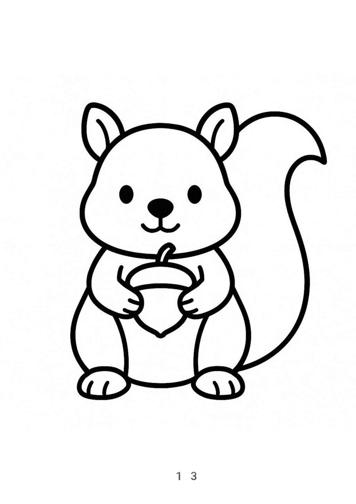 60代からの脳トレぬりえ 7(動物編)【全24ページ・印刷してすぐ使えるPDF】認知症予防|毎日のリラックスに