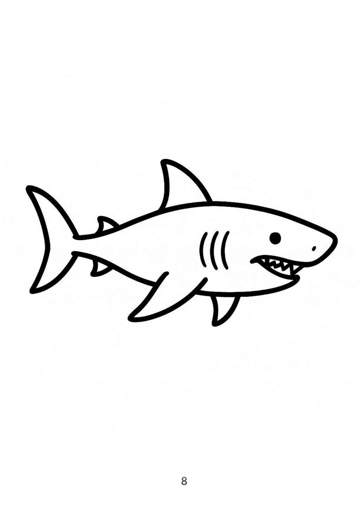 60代からの脳トレぬりえ 8(海・水族館編)【全24ページ・印刷してすぐ使えるPDF】認知症予防|毎日のリラックスに