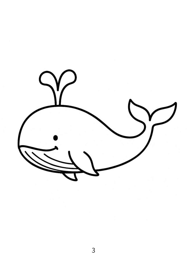 【無料サンプル】60代からの脳トレぬりえ 8(海・水族館編) |認知症予防・毎日のリラックスに(全24ページ版あり)