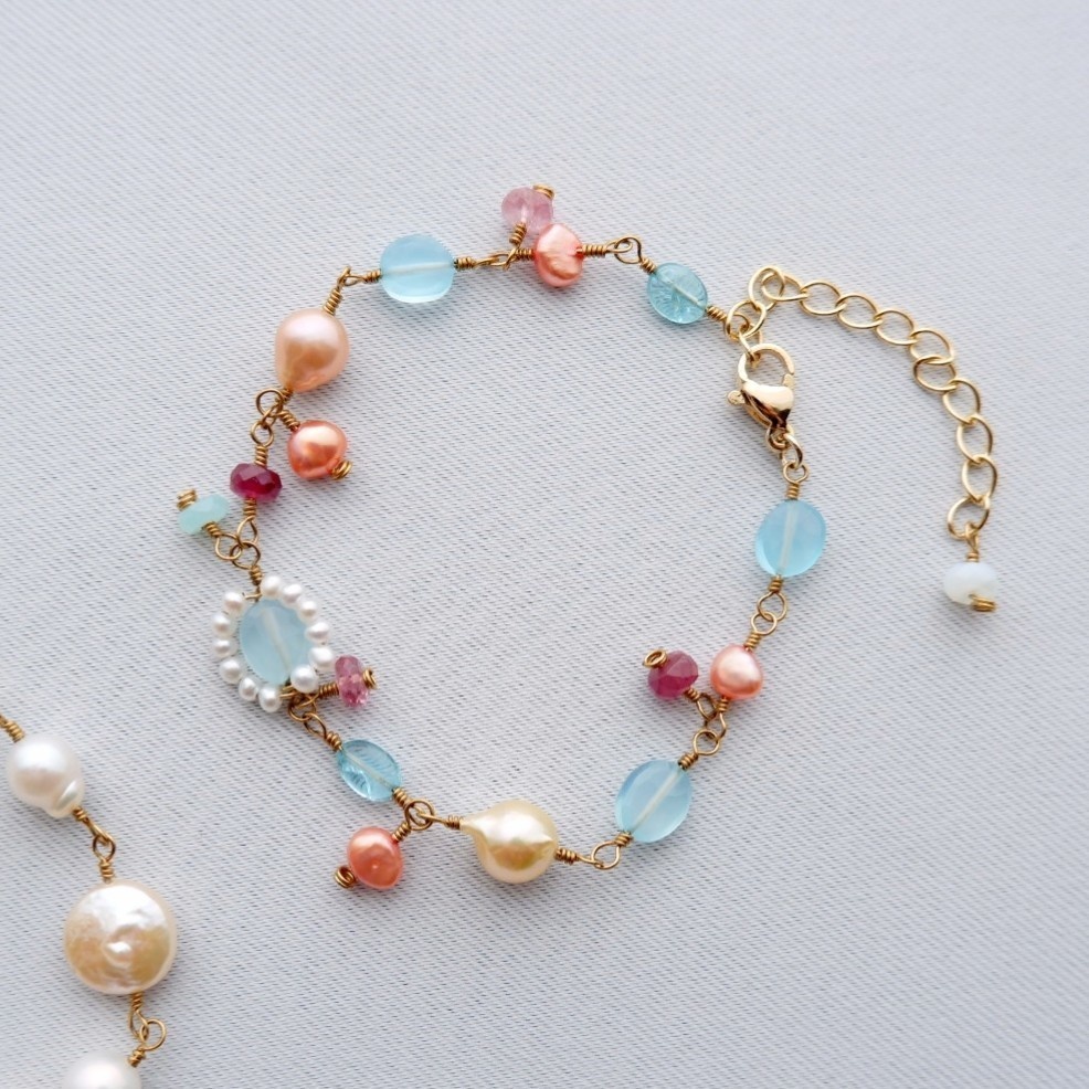 キャンディとホイップクリームのブレスレットセット