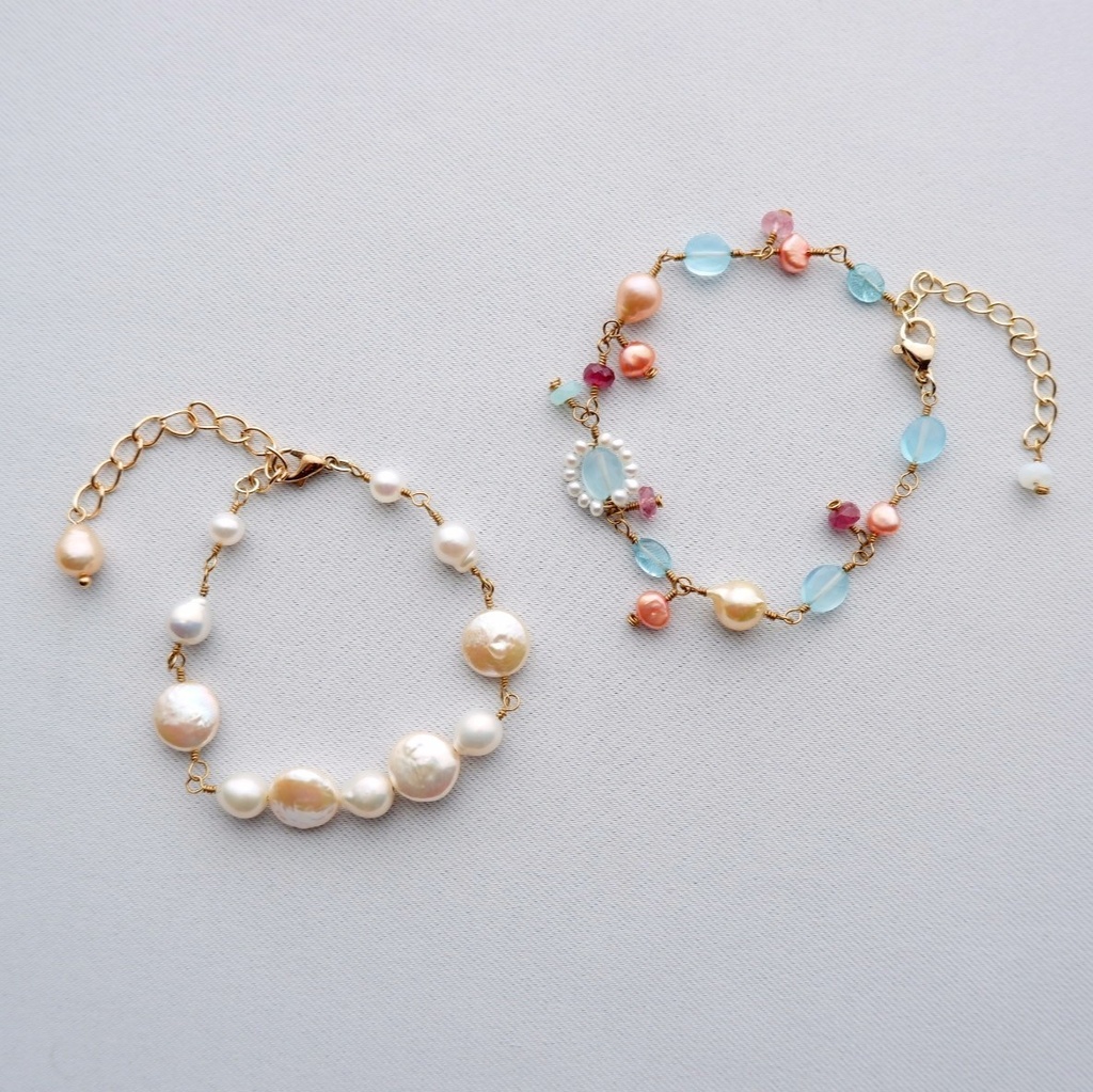 キャンディとホイップクリームのブレスレットセット