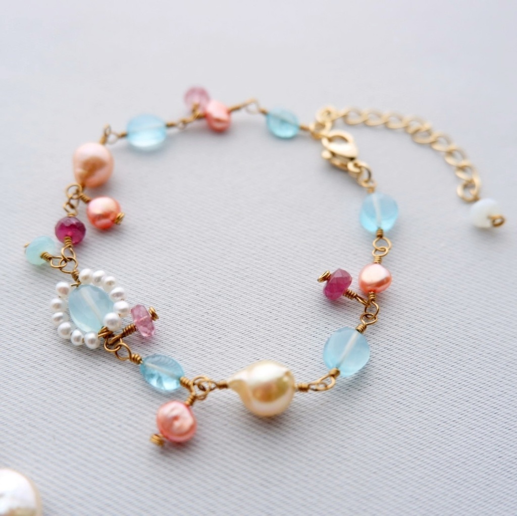 キャンディとホイップクリームのブレスレットセット