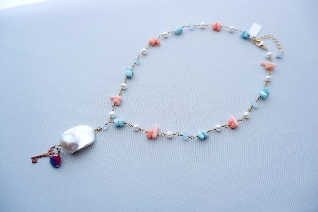 人魚の収集物ネックレス ~小さな鍵~