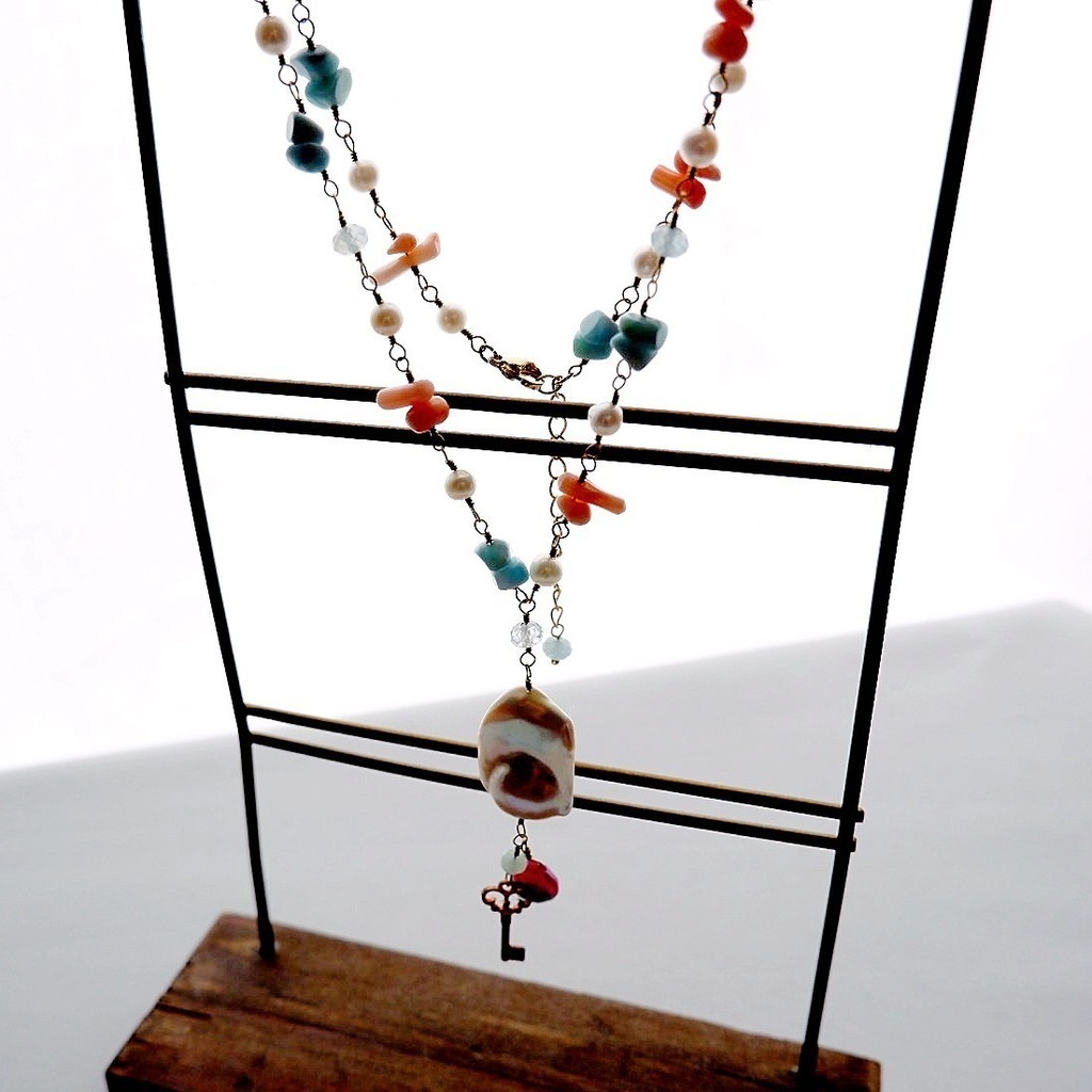 人魚の収集物ネックレス ~小さな鍵~