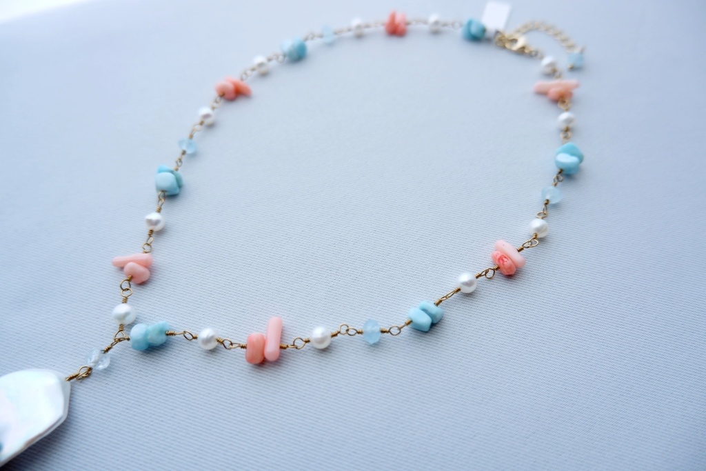 人魚の収集物ネックレス ~小さな鍵~