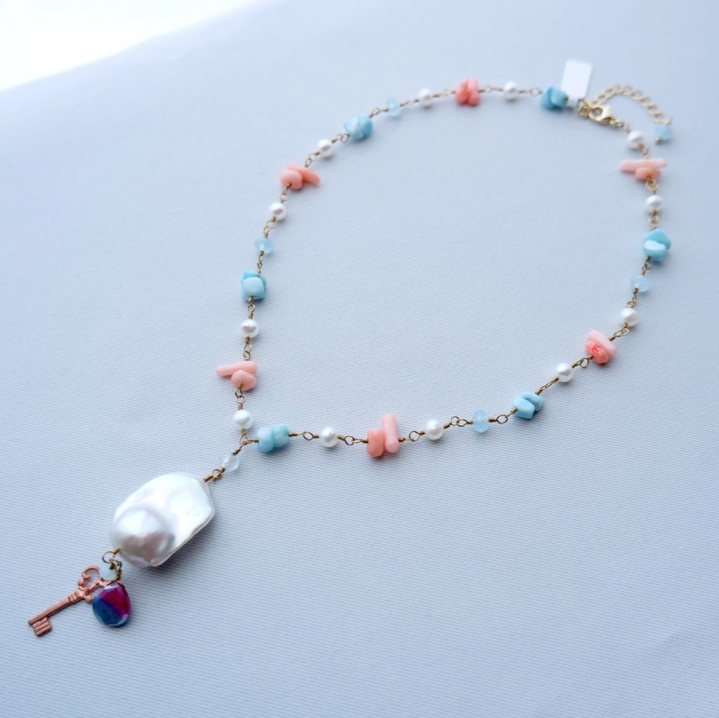 人魚の収集物ネックレス ~小さな鍵~