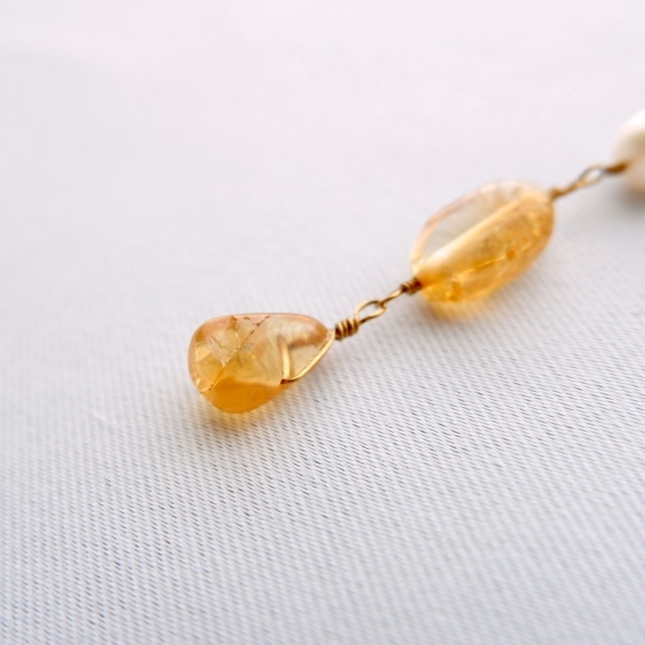 滴る蜂蜜紅茶のイヤリング/ピアス