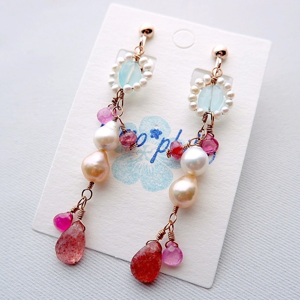 ホイップ&ベリーなイヤリング/ピアス