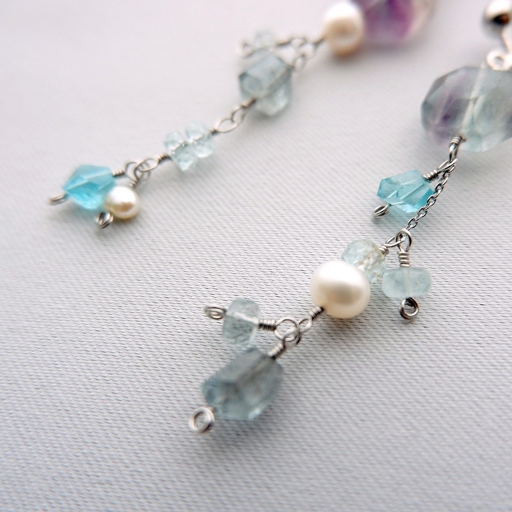 泡沫と漣のイヤリング/ピアス②