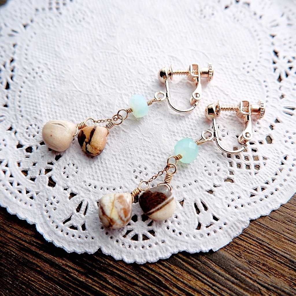 甘くとろけるイヤリング/ピアス <ミント>