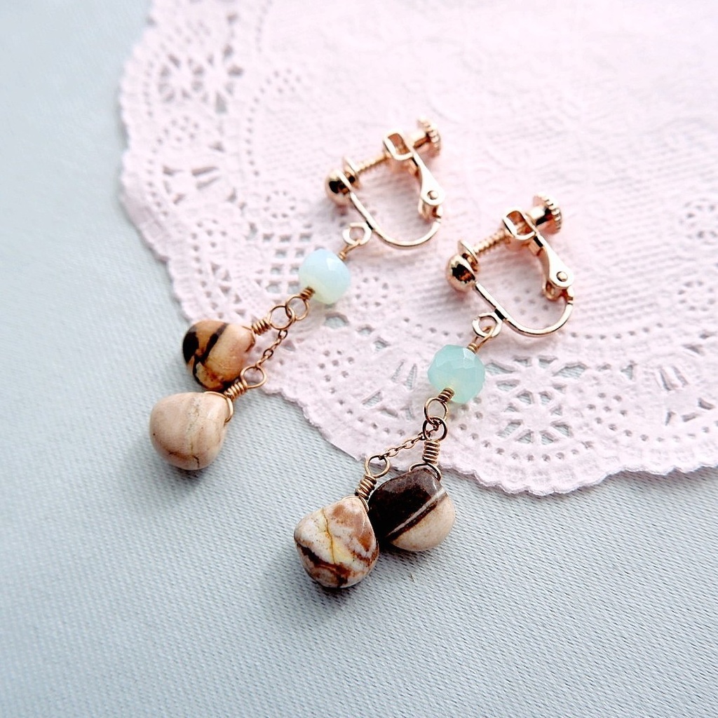 甘くとろけるイヤリング/ピアス <ミント>