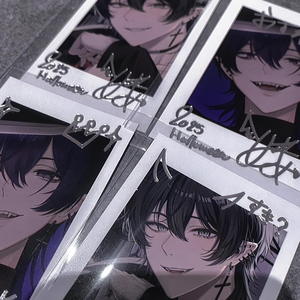 【枚数限定】箔押しチェキ風カード(インスタントフォト風カード)【2025ハロウィン限定】