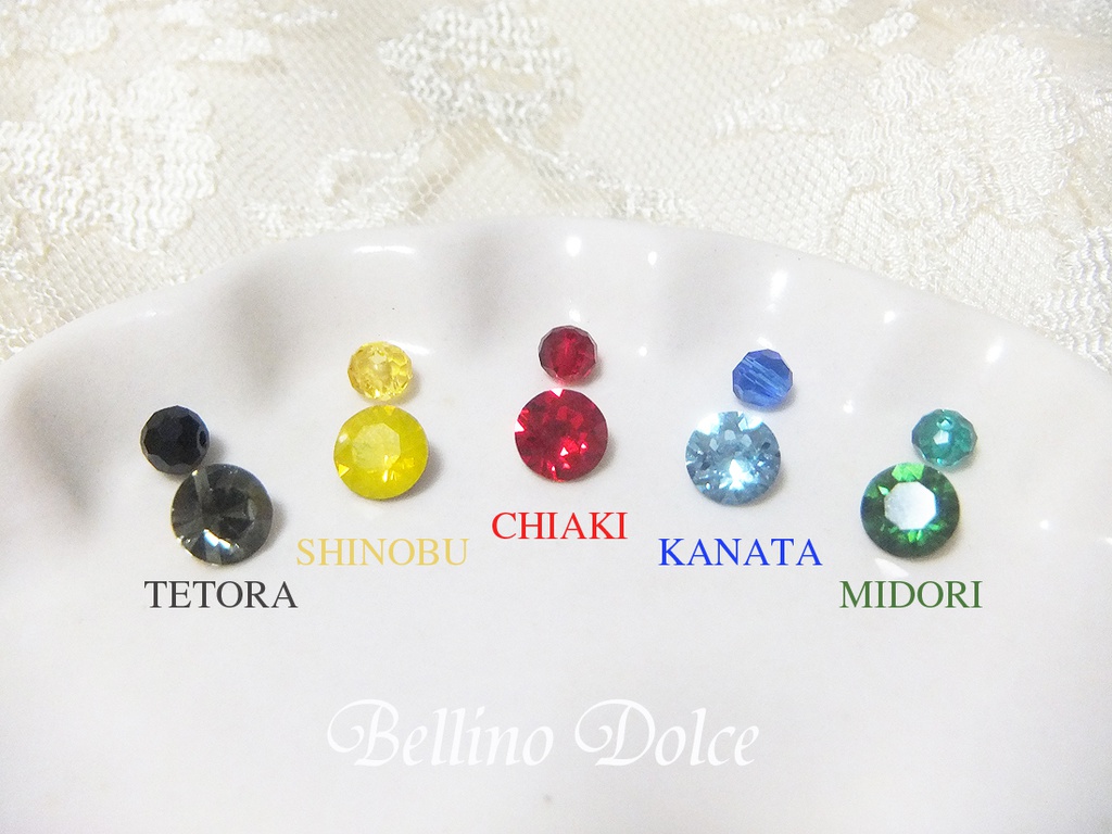 流星隊ビジューピアス(イヤリング)