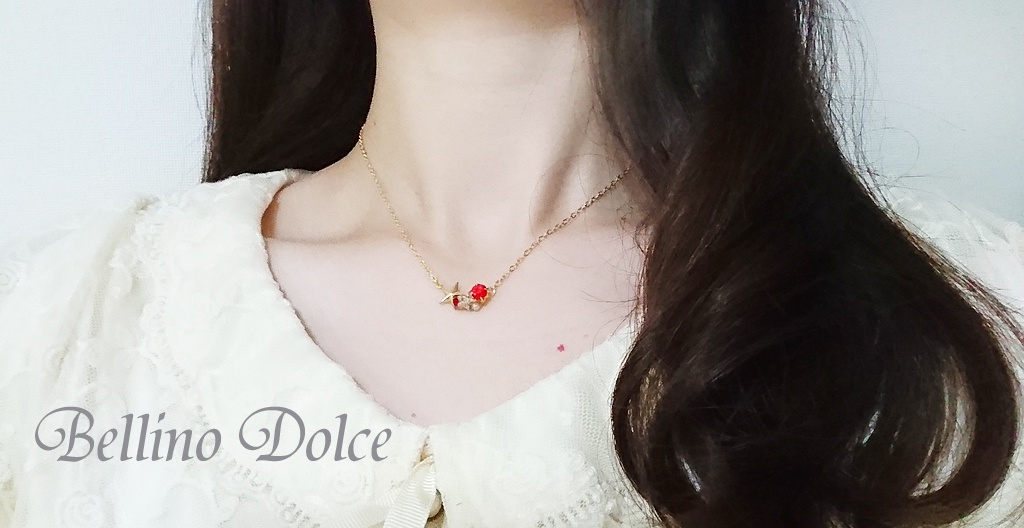 流星隊ビジューネックレス