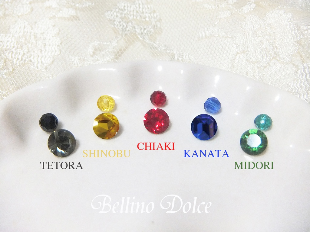 流星隊ビジューネックレス