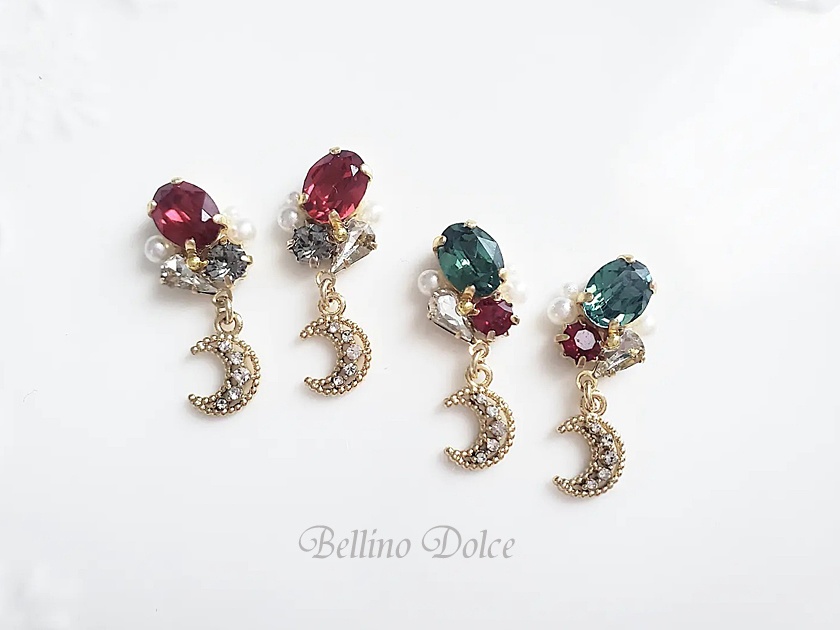 【紅月】オーバルクリスタルシリーズ