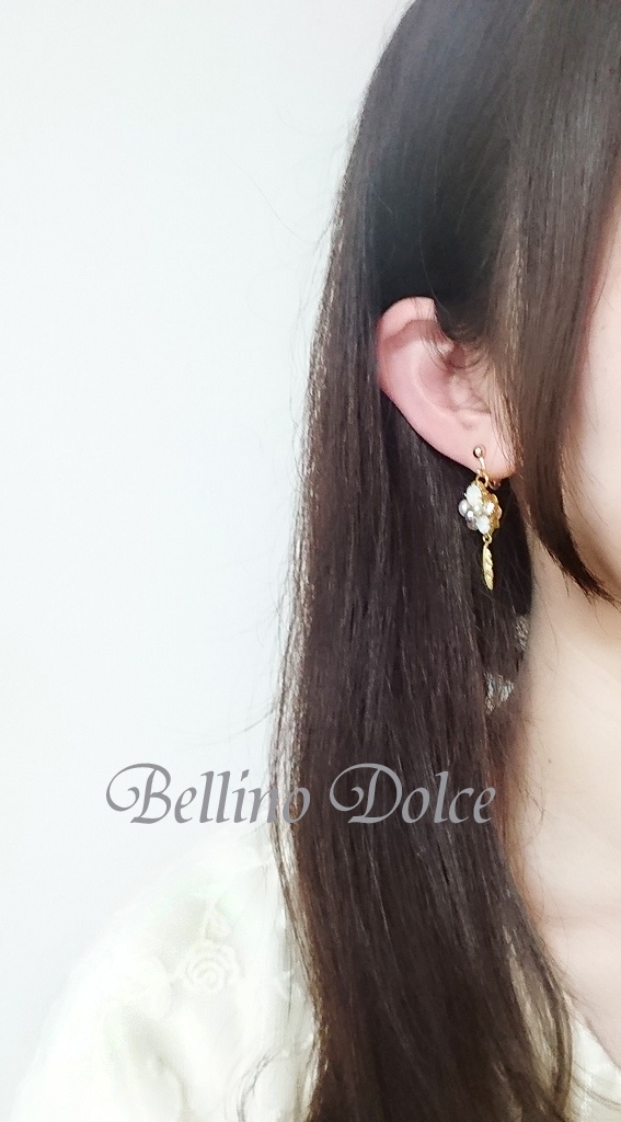 ユニットビジューチャームピアス(イヤリング)