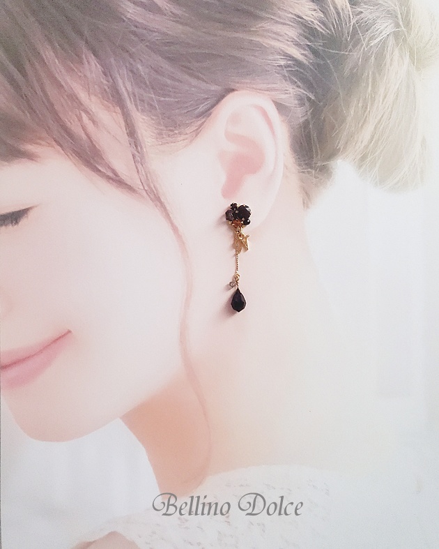 【Eden】ビジューイニシャルアクセサリー