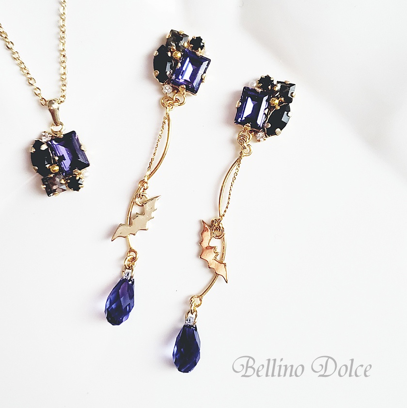 【Knights・UNDEAD・Crazy:B】ステップカットクリスタル アクセサリー