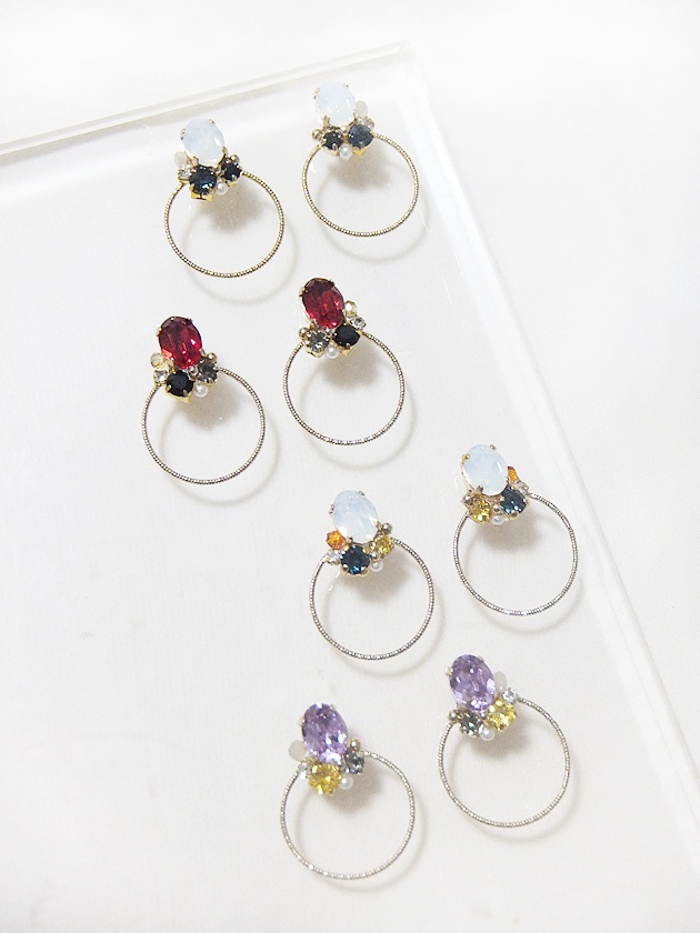 刀剣乱舞❀ビジューフープピアス・イヤリング