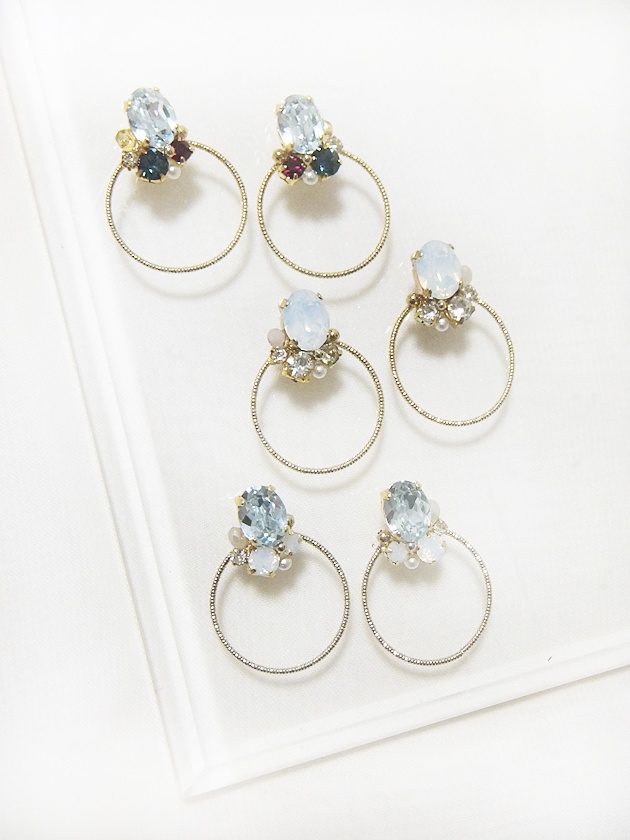 刀剣乱舞❀ビジューフープピアス・イヤリング