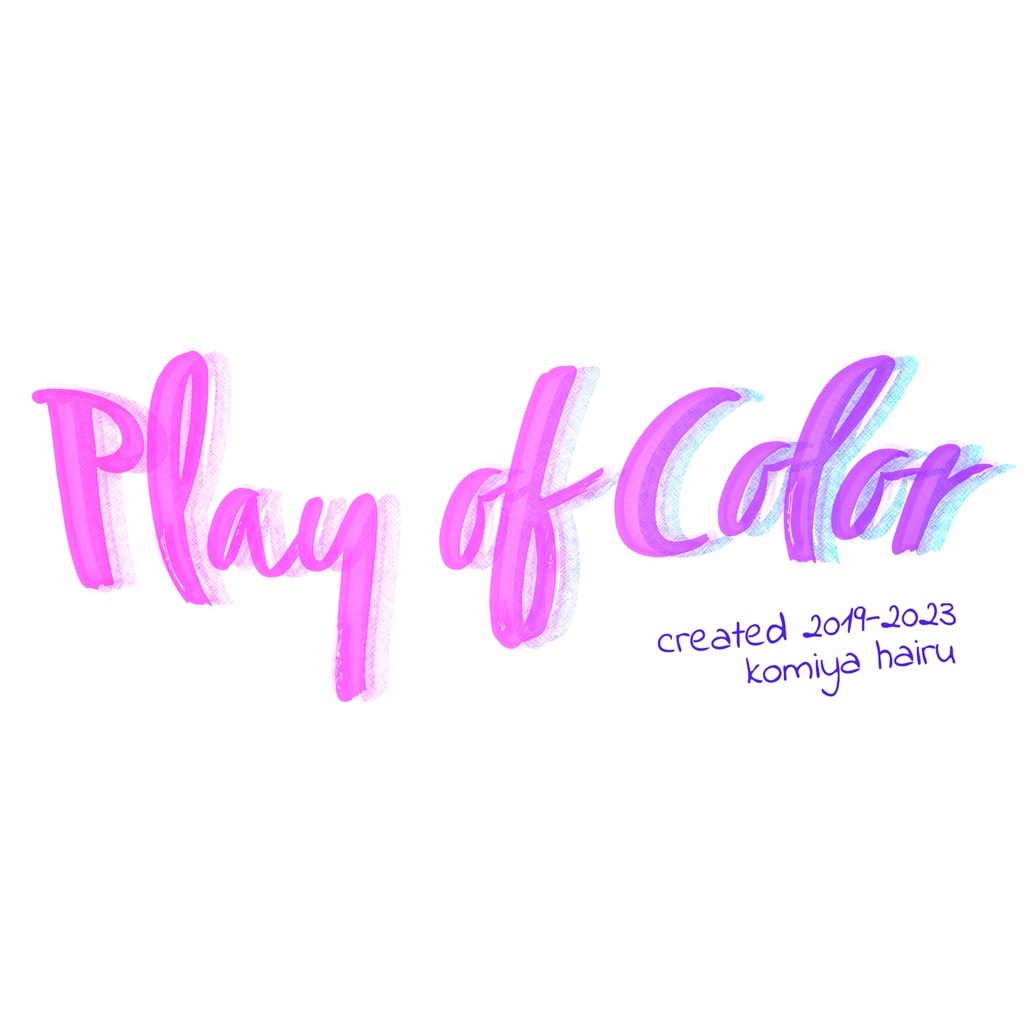 PLAY OF COLOR